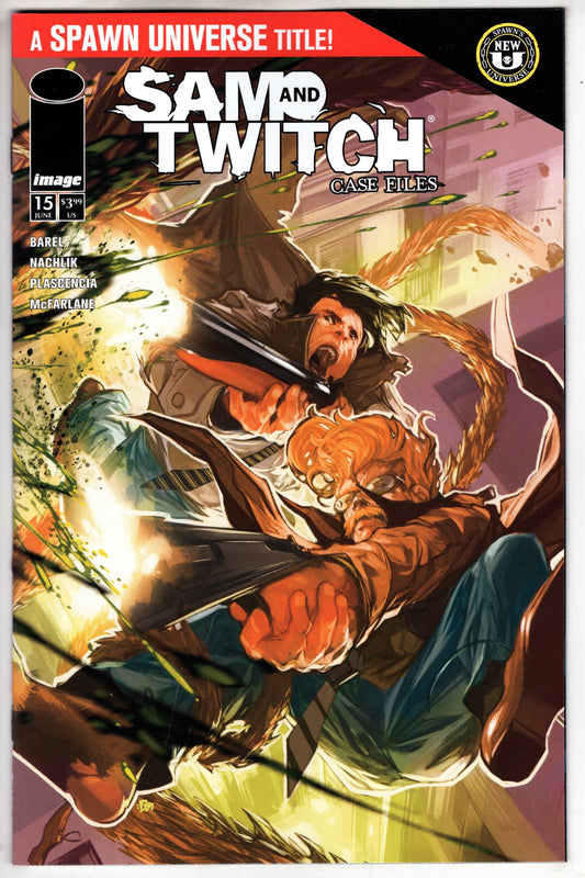 Image Comics COMIC BOOK SPAWN SAM AND TWITCH CASE FILES #15 CVR B DON AGUILLO VAR