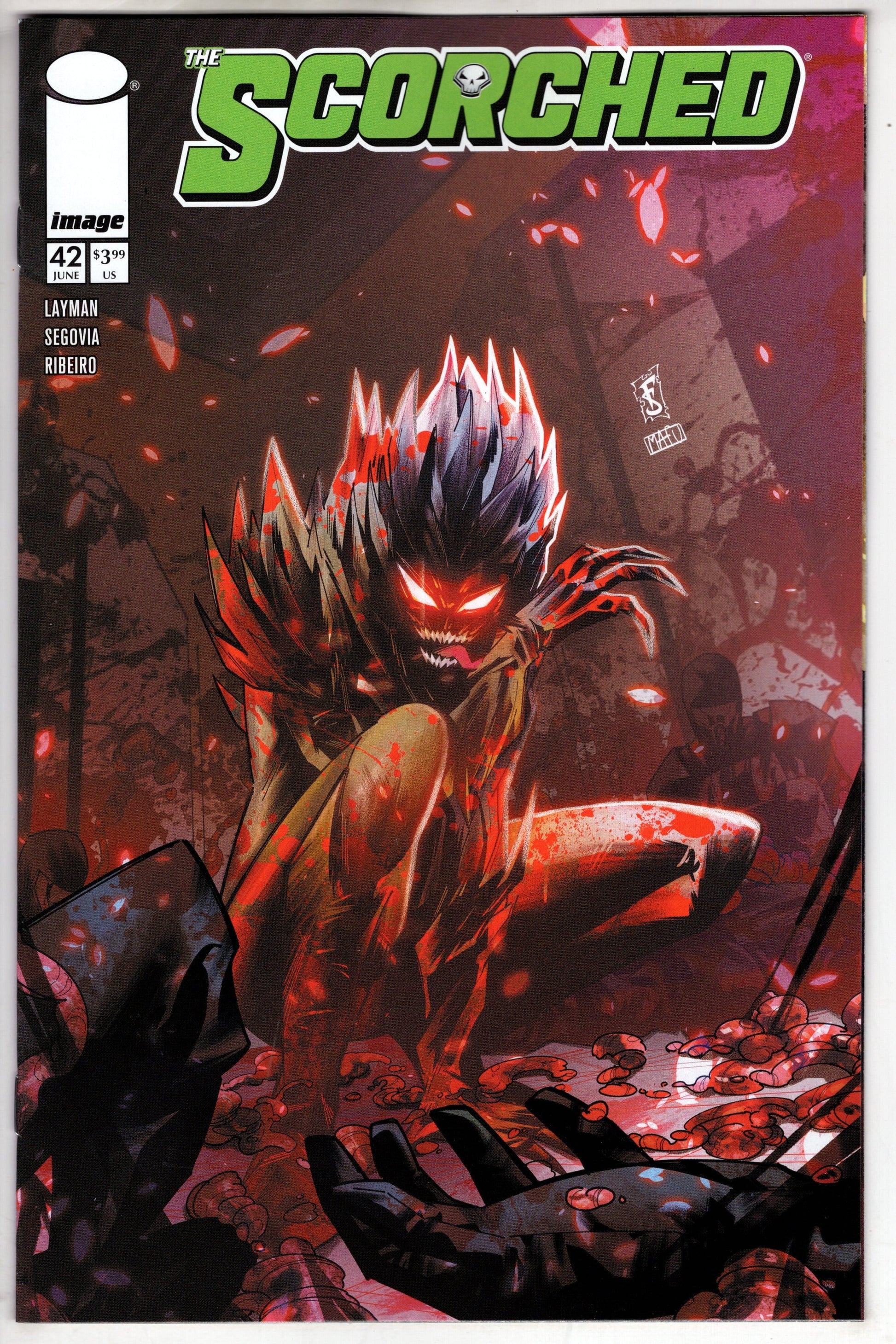 Image Comics COMIC BOOK SPAWN SCORCHED #42 CVR B FEDERICO SABBANTINI VAR