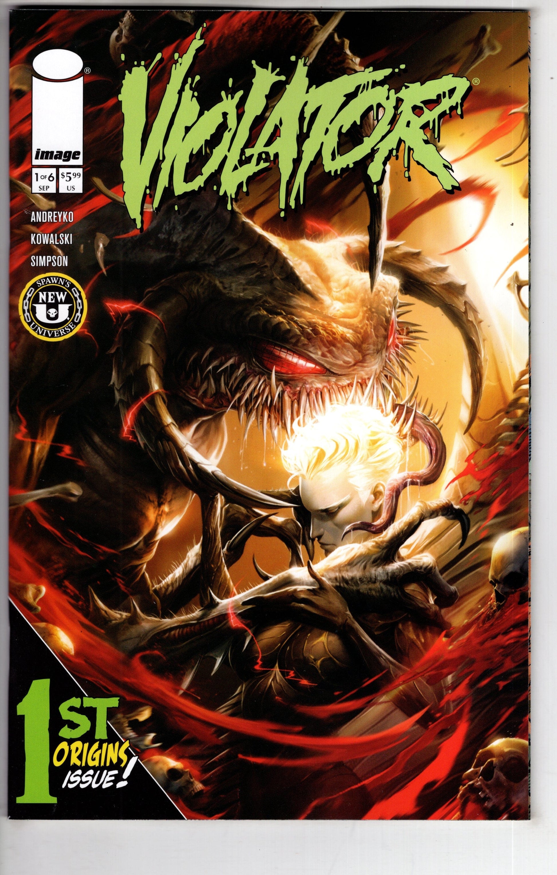 Image Comics COMIC BOOK Spawn Violator #1 (Of 6) Cover B Francesco Mattina Variant