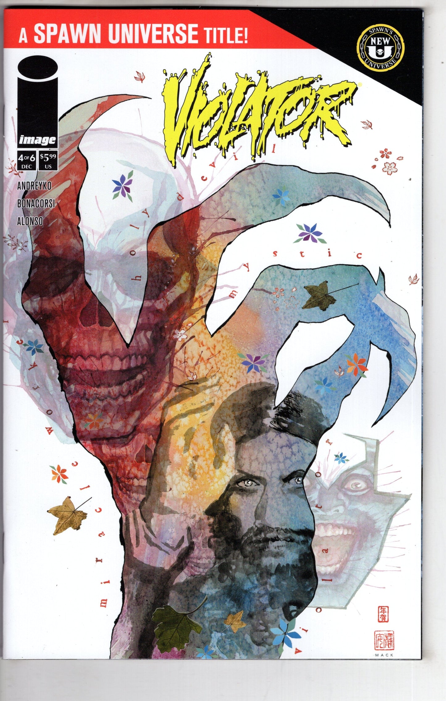 Image Comics COMIC BOOK Spawn Violator #4 (Of 6) Cover B David Mack Variant