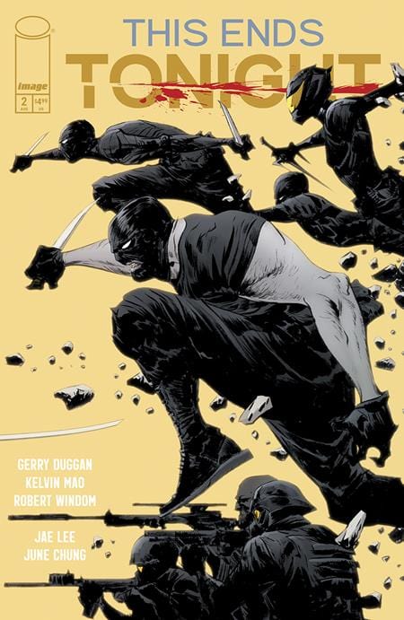 Image Comics COMIC BOOK THIS ENDS TONIGHT #2 (OF 3) CVR B INC 1:15 JAE LEE CONNECTING NINJA VAR