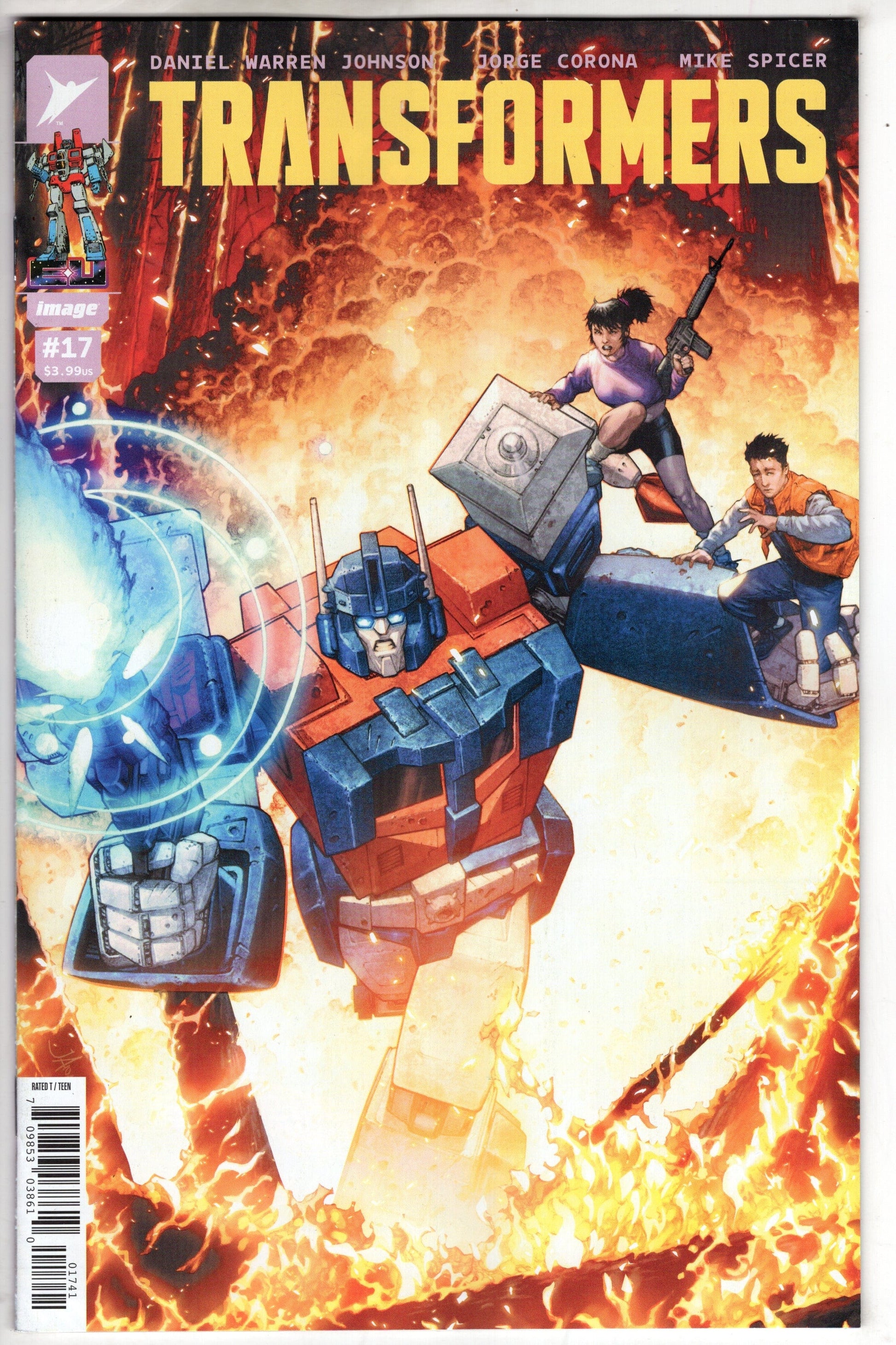 Image Comics COMIC BOOK Transformers #17 Cover D 1 in 25 Jay Anacleto & Romulo Fajardo Jr Variant