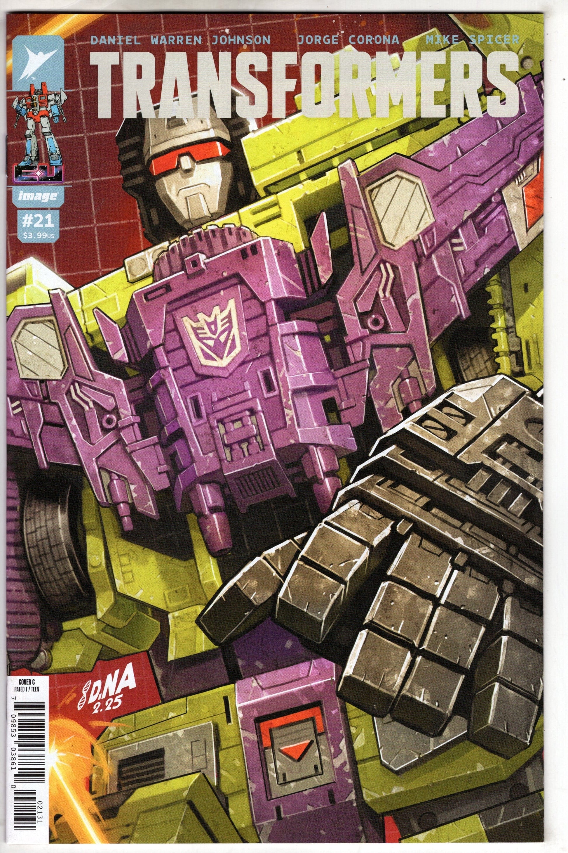 Image Comics COMIC BOOK TRANSFORMERS #21 CVR C INC 1:10 DAVID NAKAYAMA VAR