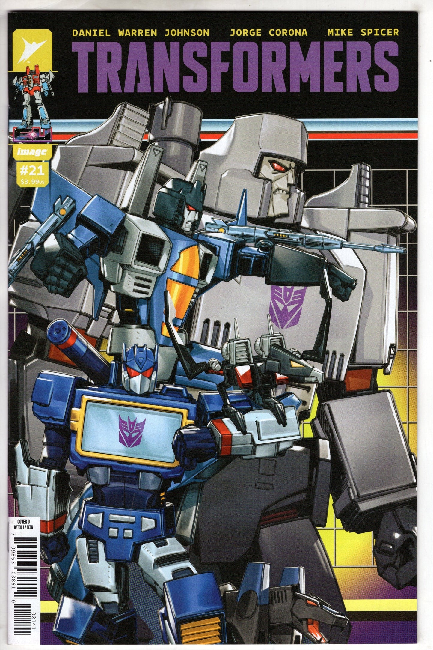 Image Comics COMIC BOOK TRANSFORMERS #21 CVR D INC 1:25 DERRICK CHEW VAR
