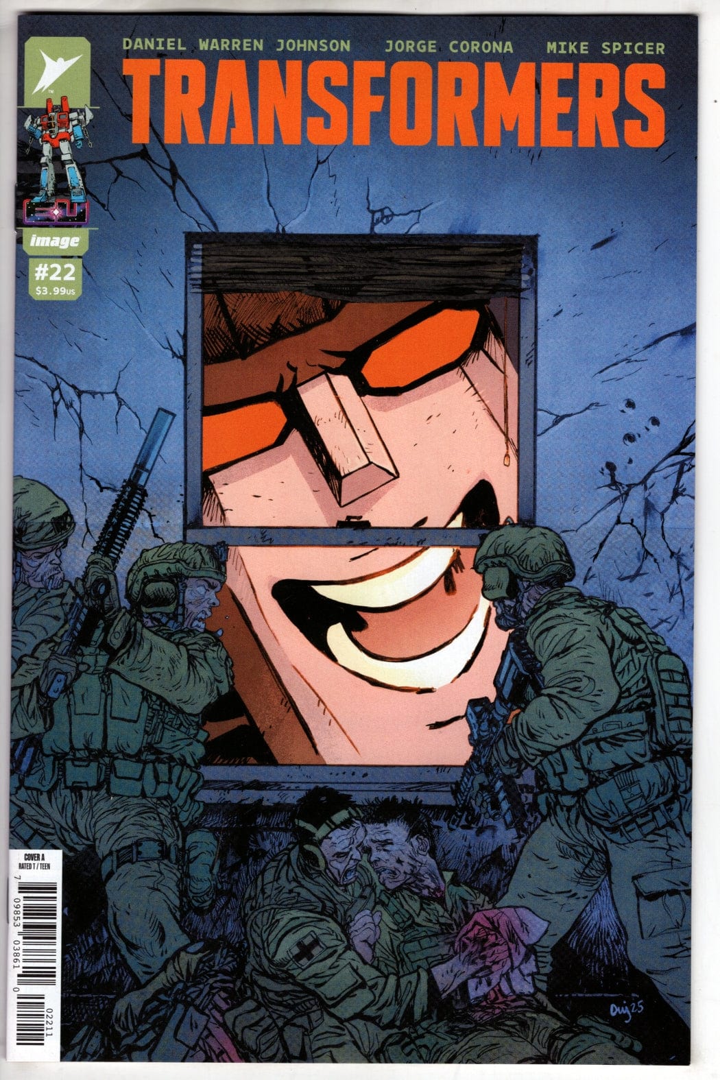 Image Comics COMIC BOOK TRANSFORMERS #22 CVR A DANIEL WARREN JOHNSON & MIKE SPICER