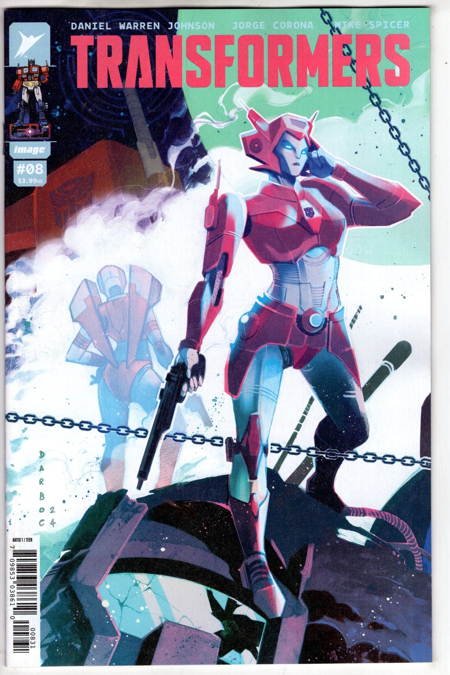 Image Comics COMIC BOOK Transformers #8 Cover C 1 in 10 Karen S Darboe Variant