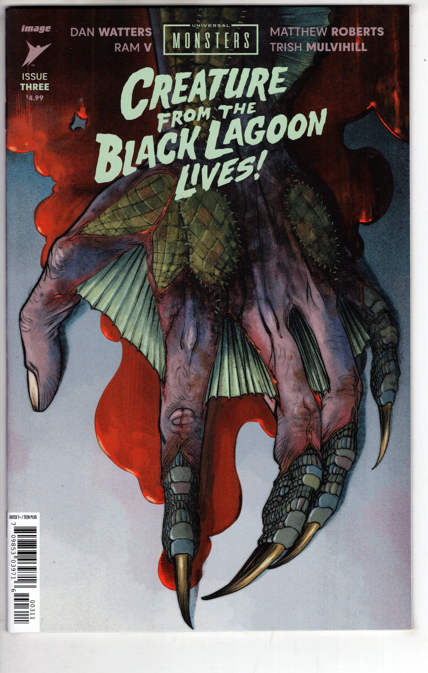 Image Comics COMIC BOOK Universal Monsters Creature From The Black Lagoon Lives #3 (Of 4) Cover A Matthew Roberts