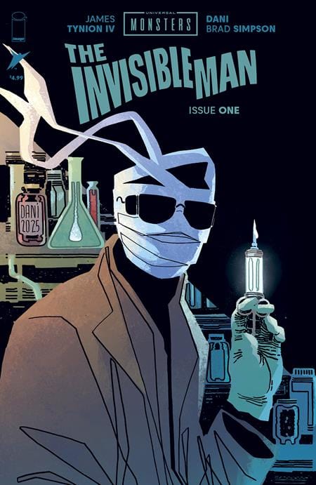 Image Comics COMIC BOOK UNIVERSAL MONSTERS THE INVISIBLE MAN #1 (OF 4) CVR A DANI & BRAD SIMPSON