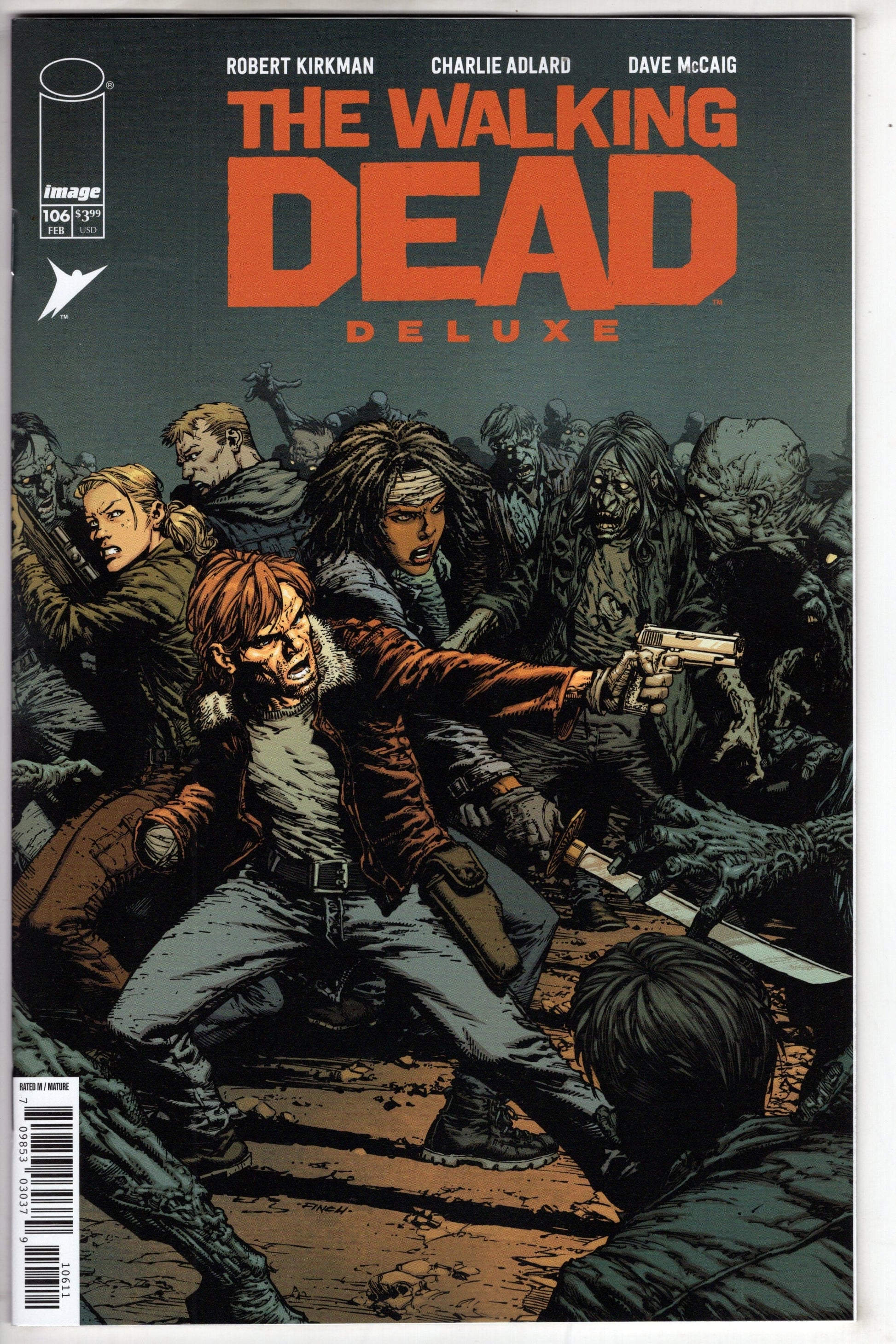 Image Comics COMIC BOOK Walking Dead Deluxe #106 Cover A David Finch & Dave Mccaig (Mature)