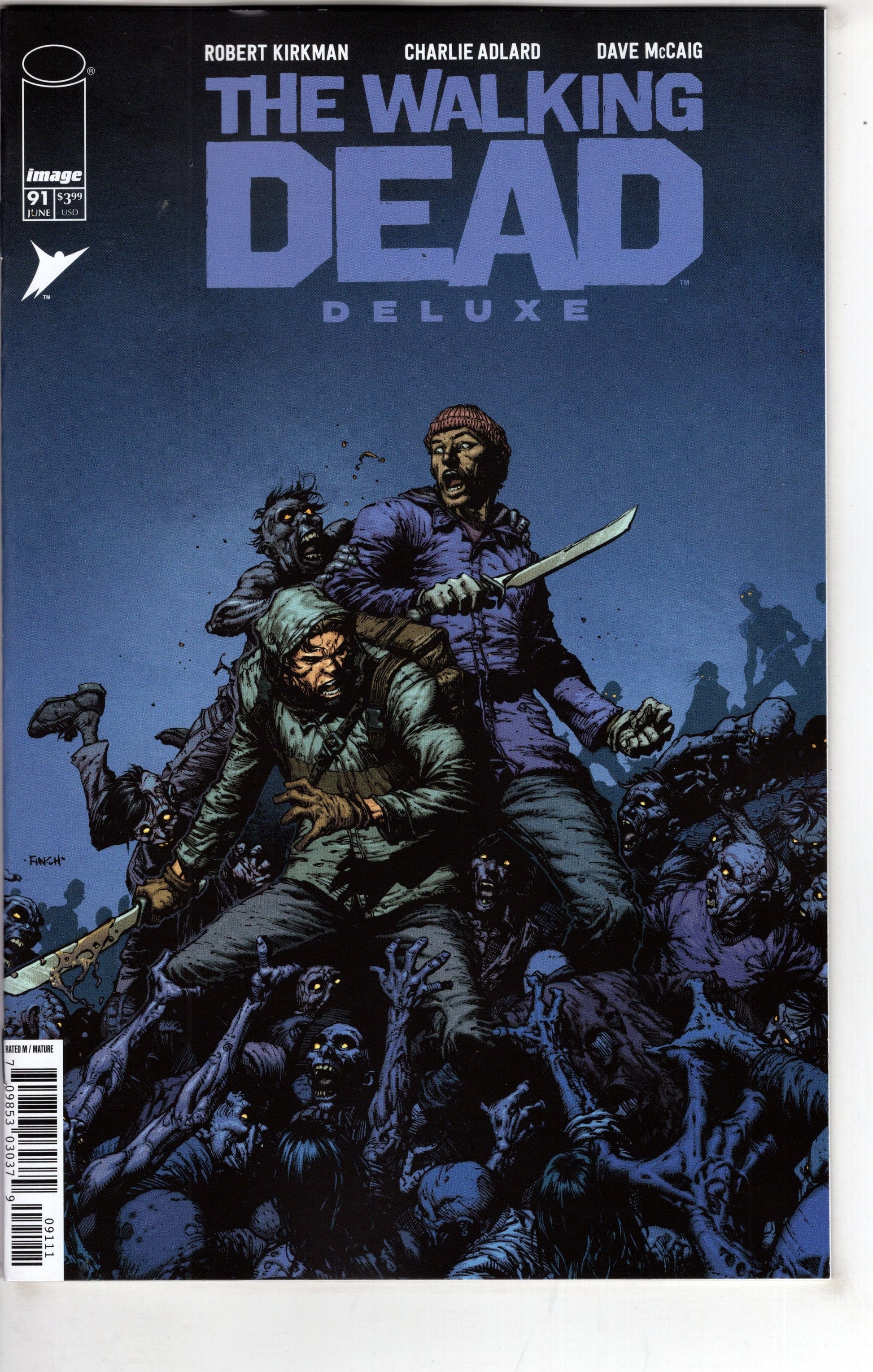Image Comics COMIC BOOK Walking Dead Deluxe #91 Cover A David Finch & Dave Mccaig (Mature)