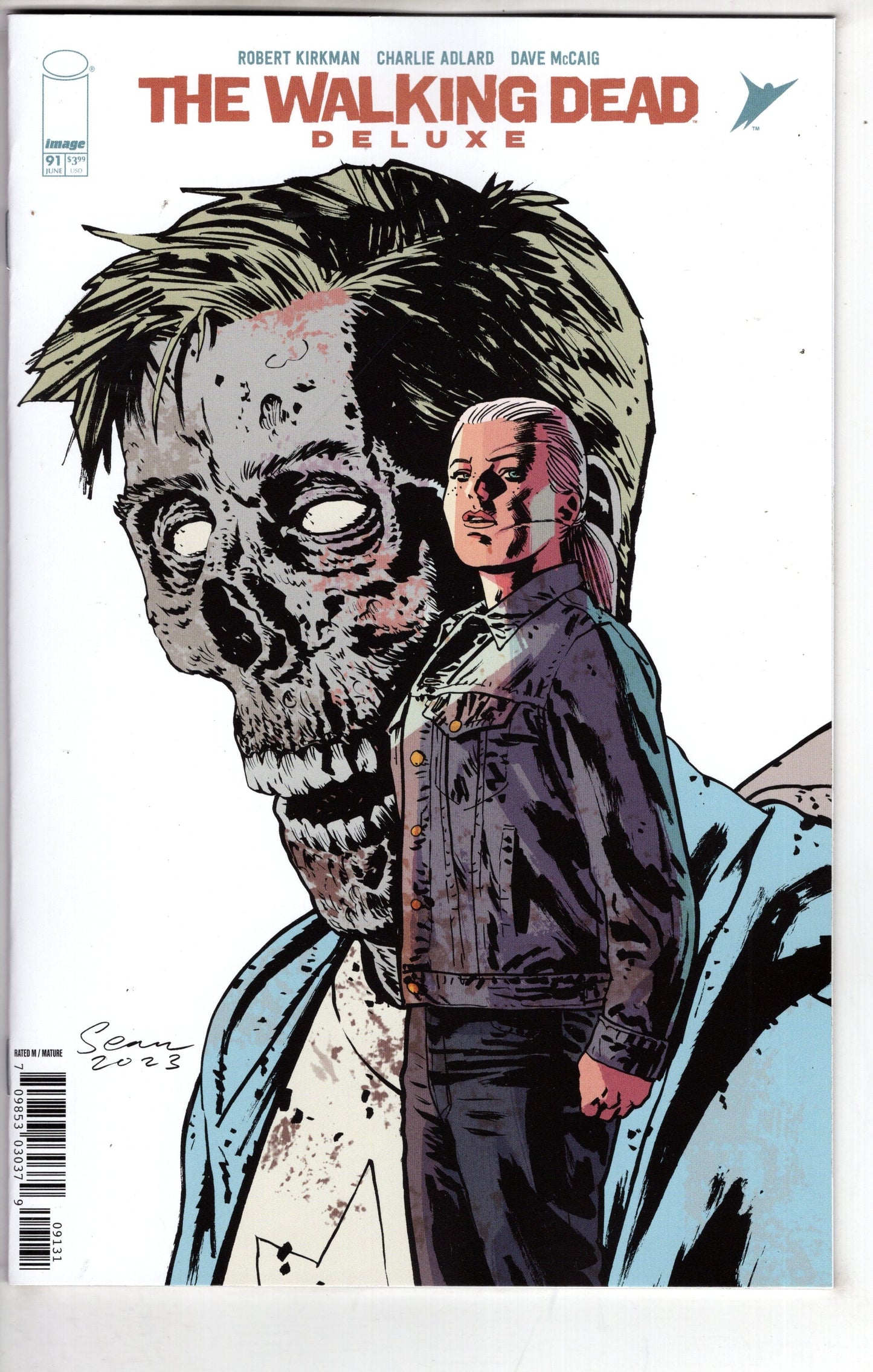Image Comics COMIC BOOK Walking Dead Deluxe #91 Cover C Sean Phillips & Jacob Phillips Connecting Variant (Mature)