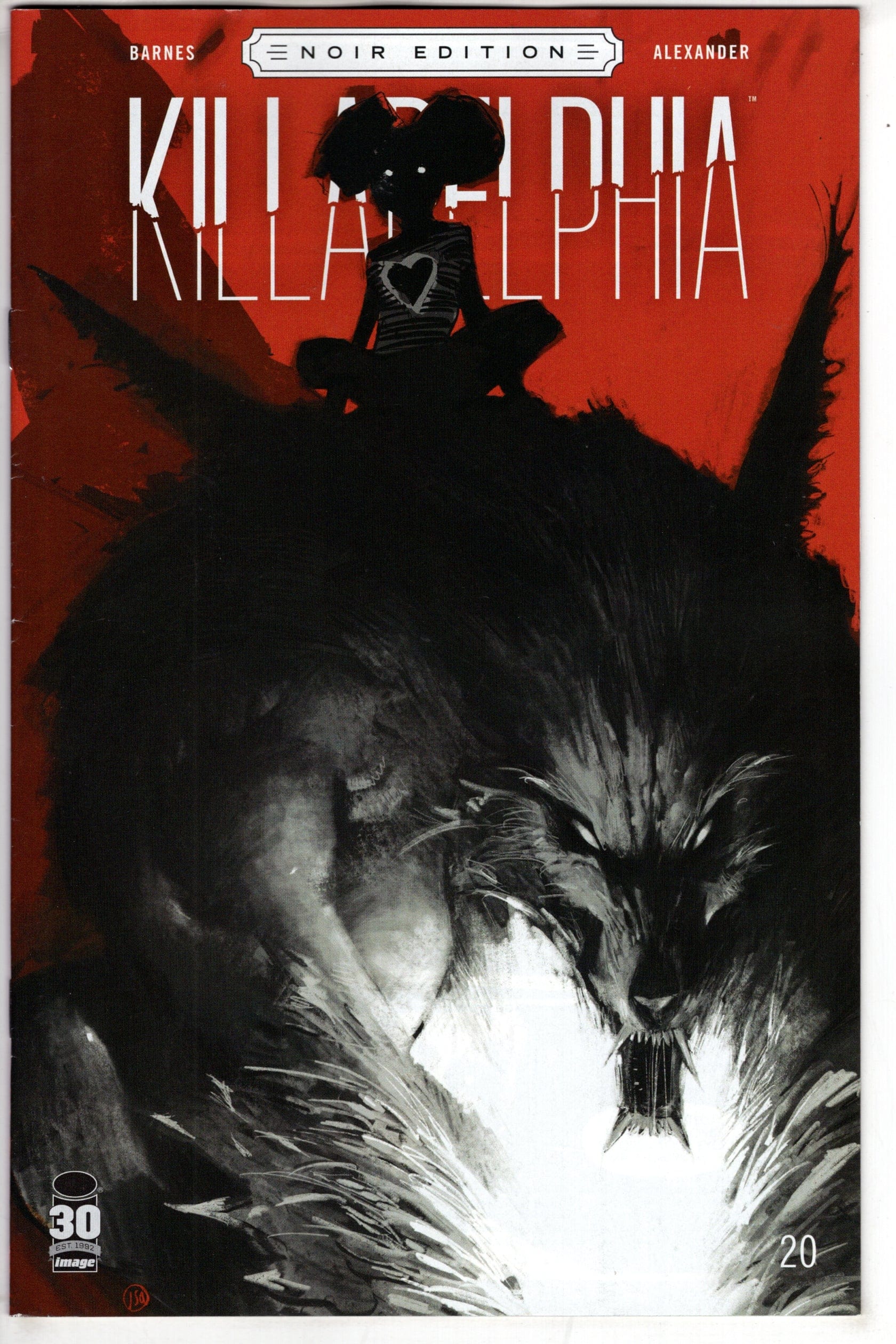 IMAGE COMICS COMIC BOOKS KILLADELPHIA #20 CVR C B&W ED