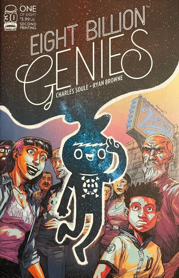IMAGE COMICS COMIC BOOKS VF/NM Eight Billion Genies #1 2nd Printing (VF/NM)