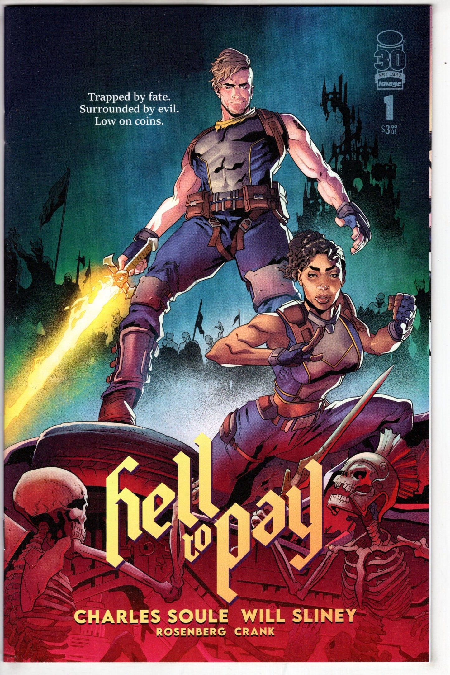 IMAGE COMICS Comics Hell To Pay #1 (Of 6) Cover D 10 Copy Variant Edition Sliney Horror