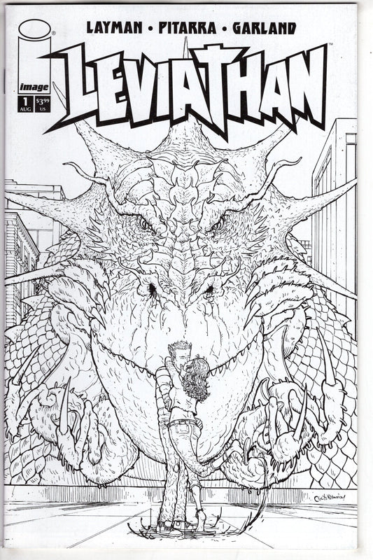 IMAGE COMICS Comics LEVIATHAN #1 CVR C 10 COPY INCV PITARRA B&W (MR)