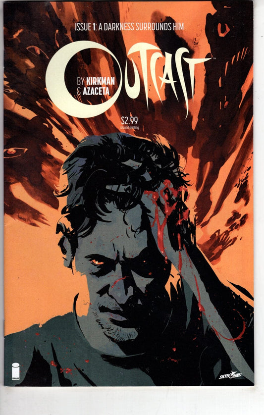 Image Comics Comics Outcast by Kirkman & Azaceta #1 2ND PRINT  [VF/NM]