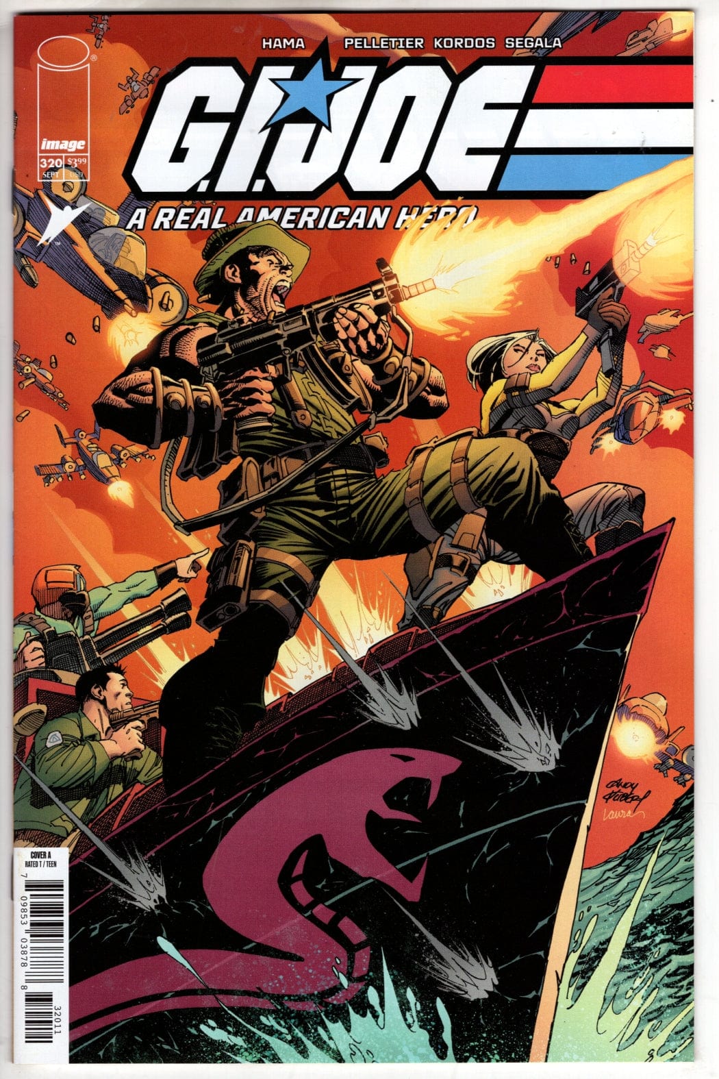 Image Comics NEW LAST WEEK GI JOE A REAL AMERICAN HERO #320 CVR A ANDY KUBERT & LAURA MARTIN