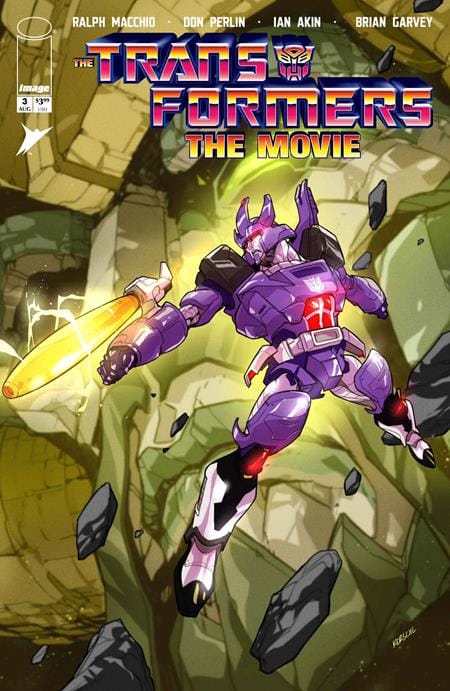 Image Comics NEW LAST WEEK TRANSFORMERS THE MOVIE 40TH ANNIVERSARY EDITION #3 (OF 3) CVR A KARL KERSCHL (VF/NM)