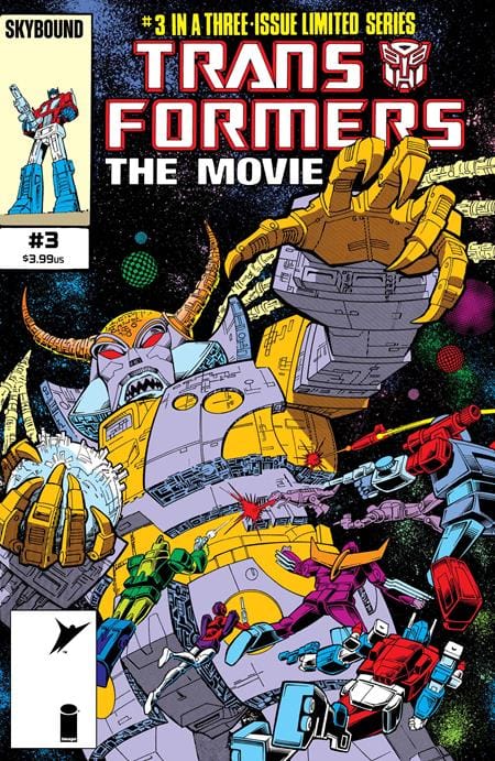 Image Comics NEW LAST WEEK TRANSFORMERS THE MOVIE 40TH ANNIVERSARY EDITION #3 (OF 3) CVR B DON PERLIN & IAN AKIN VAR (VF/NM)