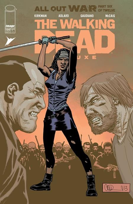 Image Comics NEW LAST WEEK WALKING DEAD DELUXE #120 CVR B CHARLIE ADLARD & DAVE MCCAIG VAR (MR)