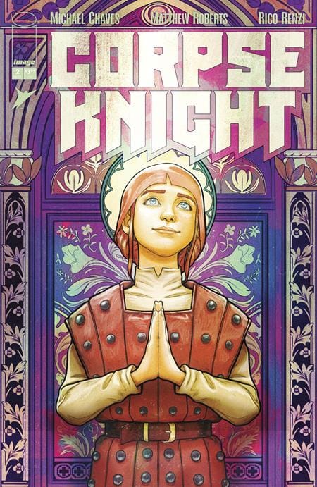 Image Comics NEW NEXT WEEK CORPSE KNIGHT #2 (OF 6) CVR D INC 1:25 NIMIT MALAVIA STAINED GLASS VAR (VF/NM)