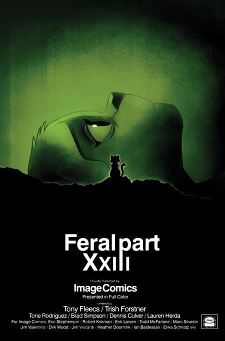 Image Comics NEW NEXT WEEK FERAL #23 CVR B TONY FLEECS & ALLEN PASSALAQUA HOMAGE VAR (VF/NM)