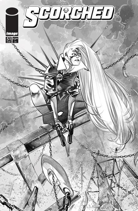 Image Comics NEW NEXT WEEK SPAWN SCORCHED #51 CVR B IG GUARA B&W VAR (VF/NM)