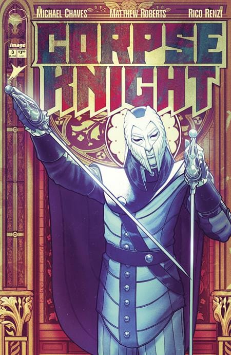 Image Comics NEW THIS WEEK CORPSE KNIGHT #3 (OF 6) CVR D INC 1:25 NIMIT MALAVIA STAINED GLASS VAR (VF/NM)