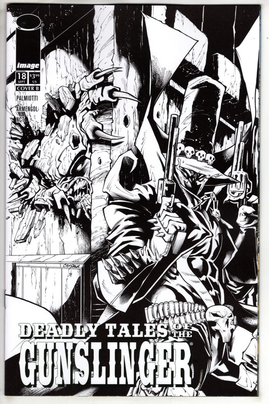Image Comics NEW THIS WEEK DEADLY TALES OF THE GUNSLINGER SPAWN #18 CVR B CHRIS CAMPANA B&W VAR (VF/NM)