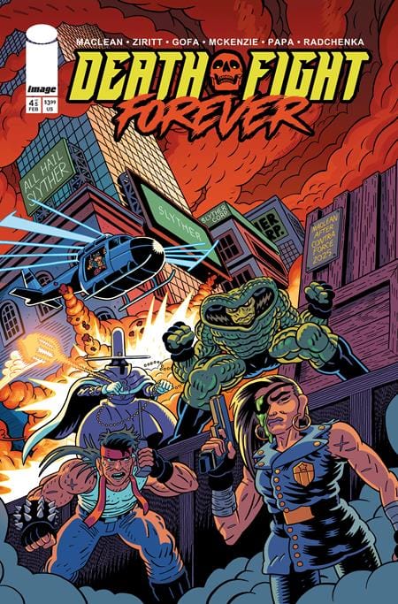 DEATH FIGHT FOREVER #4 (OF 5) CVR A ANDREW MACLEAN (MR) (VF/NM) - Packrat Comics