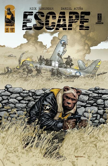 Image Comics NEW THIS WEEK ESCAPE #4 CVR B INC 1:15 RYAN SOOK VAR