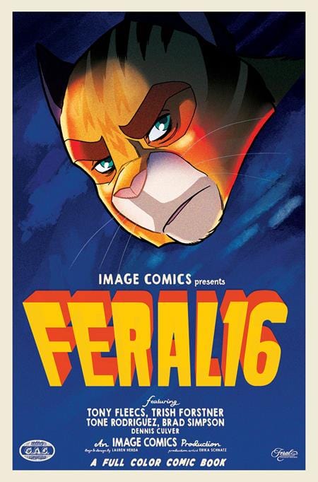 Image Comics NEW THIS WEEK FERAL #16 CVR B TRISH FORSTNER & TONY FLEECS MOVIE POSTER HOMAGE VAR
