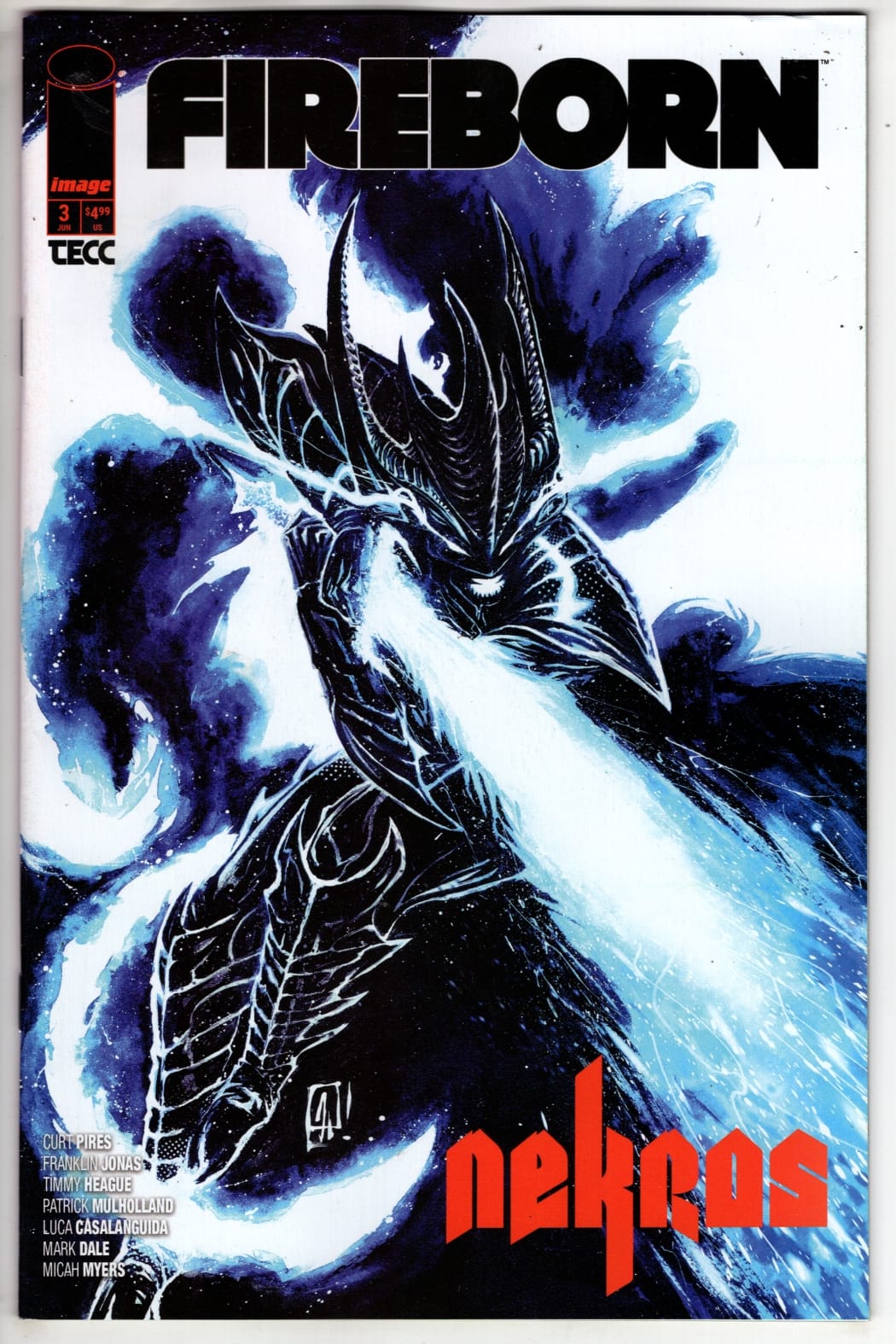 Image Comics NEW THIS WEEK FIREBORN #3 CVR E JARRET HARTNELL VAR (VF/NM)