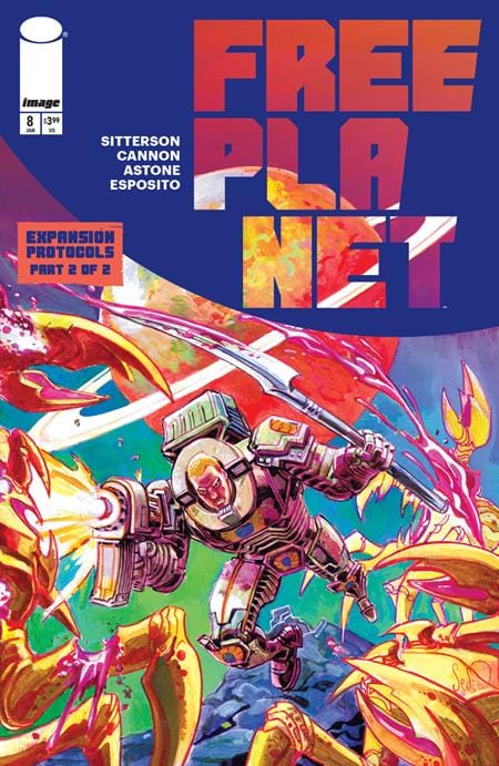 Image Comics NEW THIS WEEK FREE PLANET #8 CVR A JED DOUGHERTY (VF/NM)