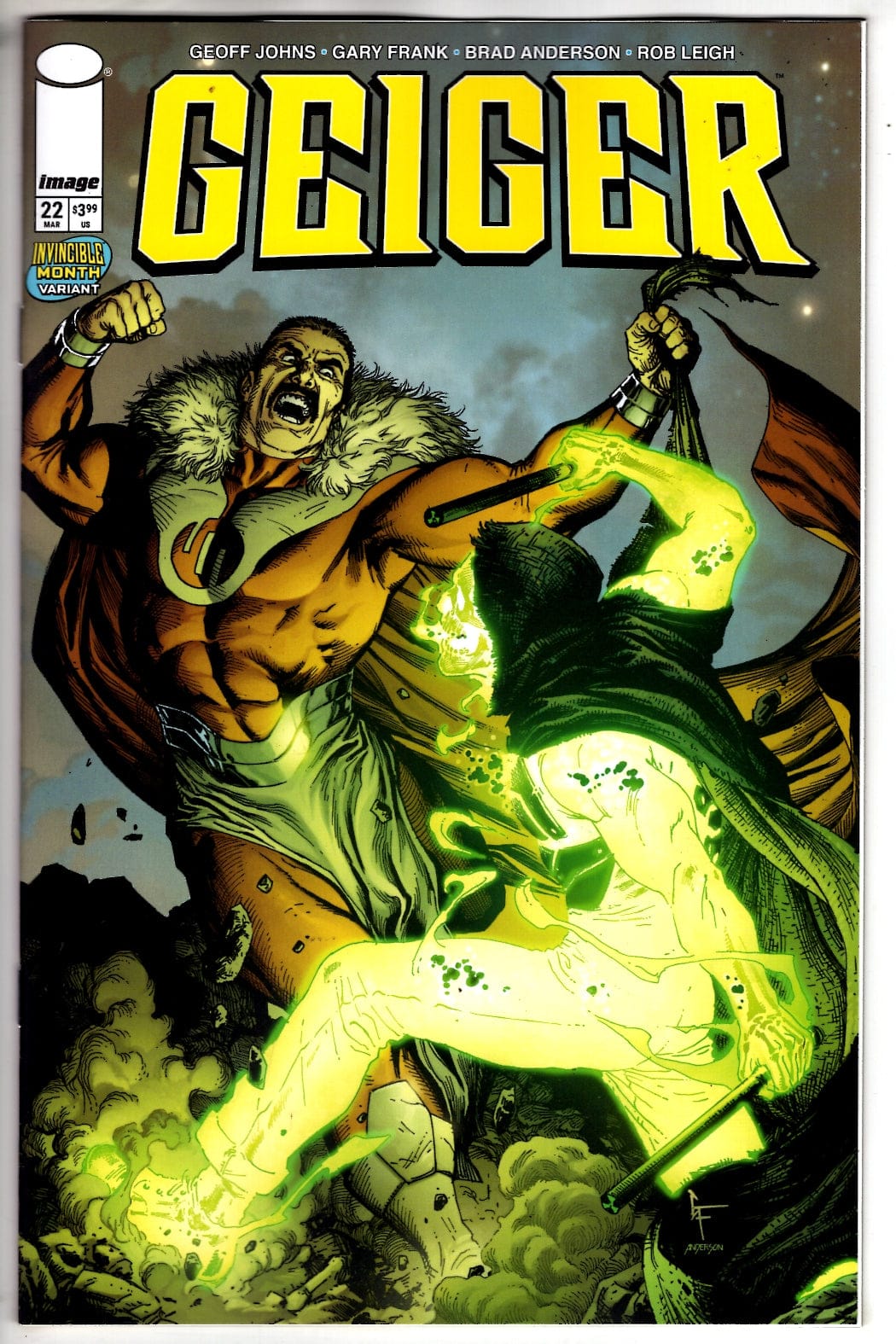 Image Comics NEW THIS WEEK GEIGER #22 CVR D GARY FRANK & BRAD ANDERSON INVINCIBLE TEAM UP VAR (VF/NM)