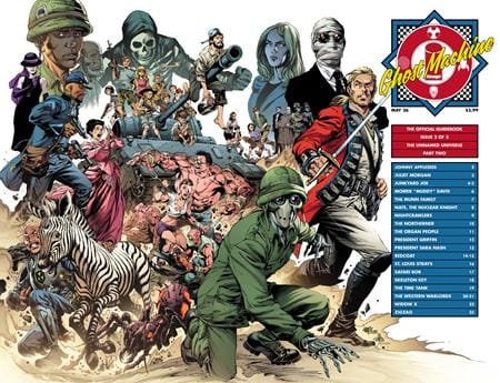 Image Comics NEW THIS WEEK GHOST MACHINE THE OFFICIAL GUIDEBOOK #2 (OF 5) CVR C IVAN REIS & DANNY MIKI WRAPAROUND VAR (VF/NM)