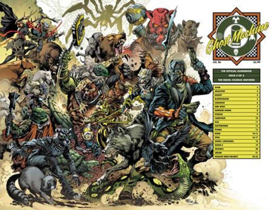 Image Comics NEW THIS WEEK Ghost Machine The Official Guidebook #4 (Of 5) Cover C Ivan Reis & Danny Miki Wraparound Variant