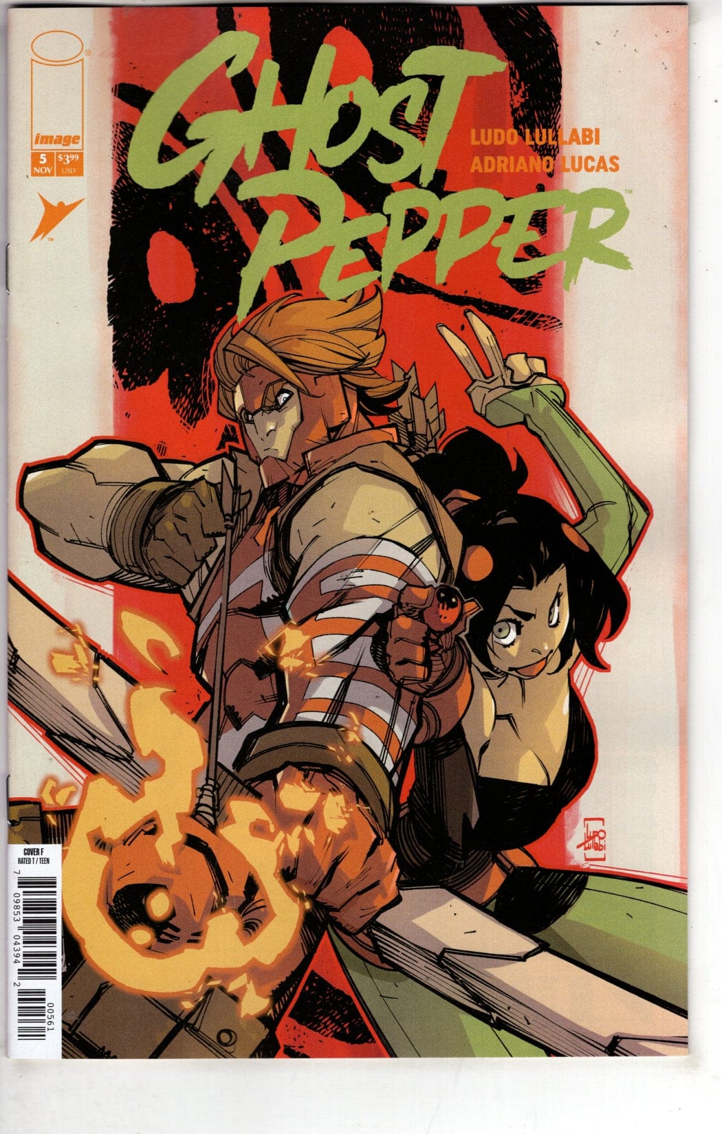 Image Comics NEW THIS WEEK GHOST PEPPER #5 CVR F LUDO LULLABI YOUNGBLOOD TEAM UP VAR [VF/NM]