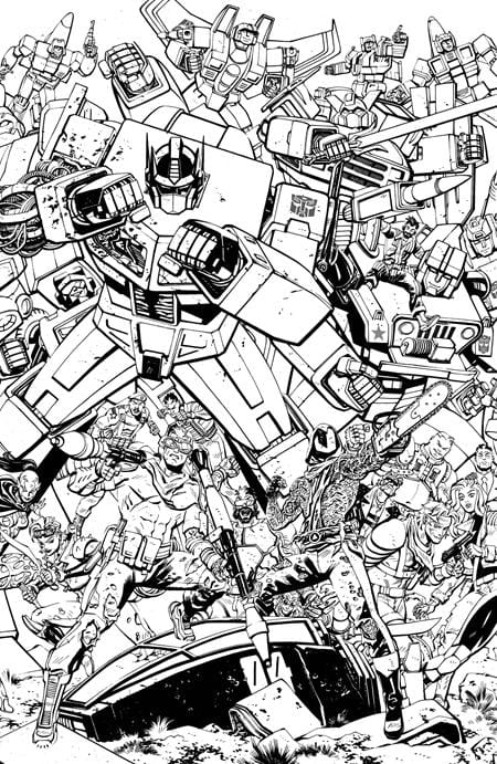 Image Comics NEW THIS WEEK GI JOE #23 CVR G TOM REILLY TRANSFORMERS B&W ENERGON UNIVERSE 3RD ANNIVERSARY VAR (VF/NM)