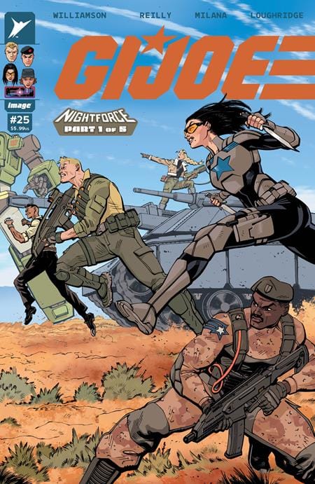 Image Comics NEW THIS WEEK GI JOE #25 CVR I TOM REILLY WRAPAROUND FOIL VAR (VF/NM)