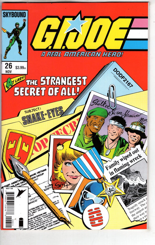 Image Comics NEW THIS WEEK GI JOE A REAL AMERICAN HERO #26 CVR A