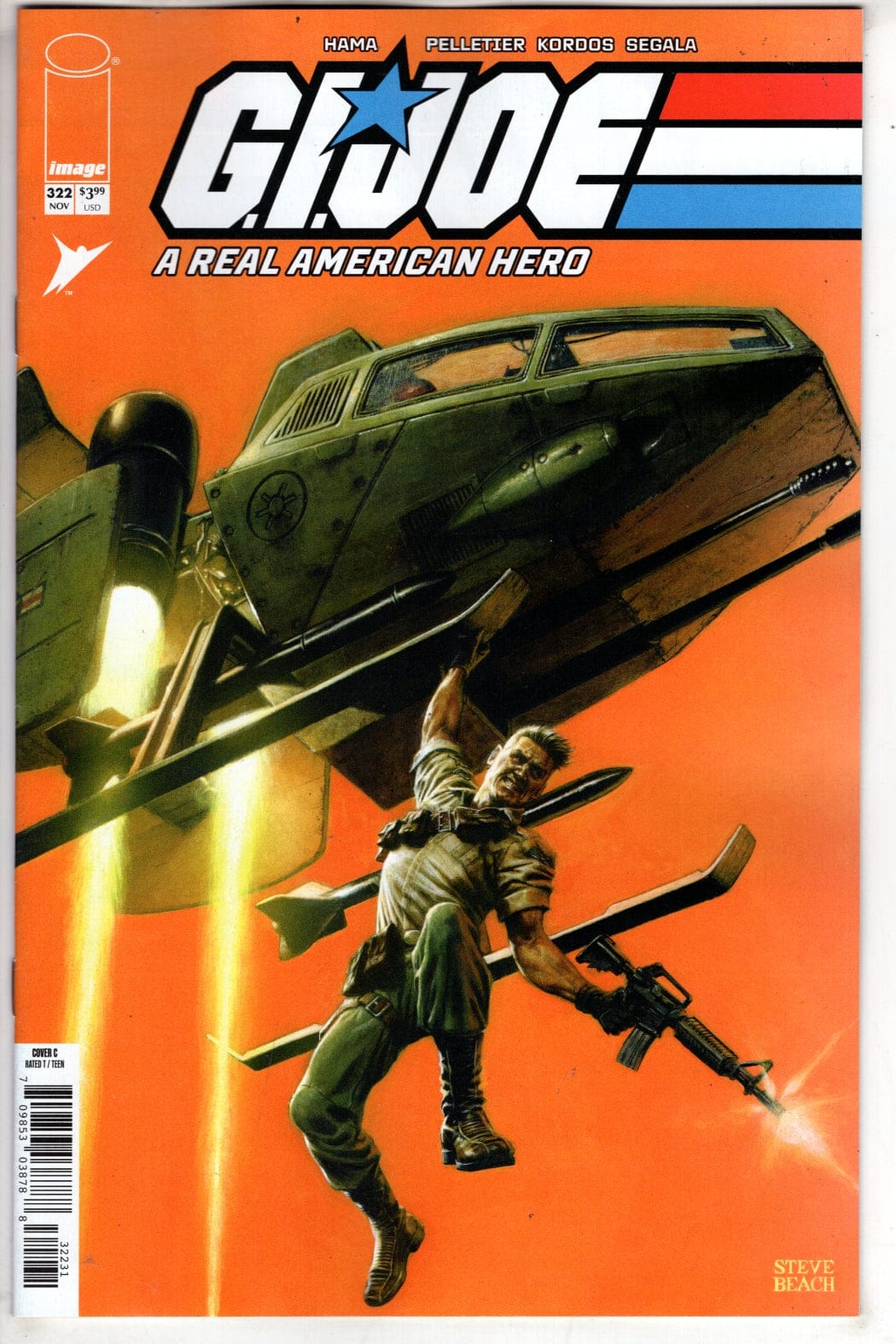 Image Comics NEW THIS WEEK GI JOE A REAL AMERICAN HERO #322 CVR C INC 1:10 STEVE BEACH GEARS OF JOE VAR [VF/NM]