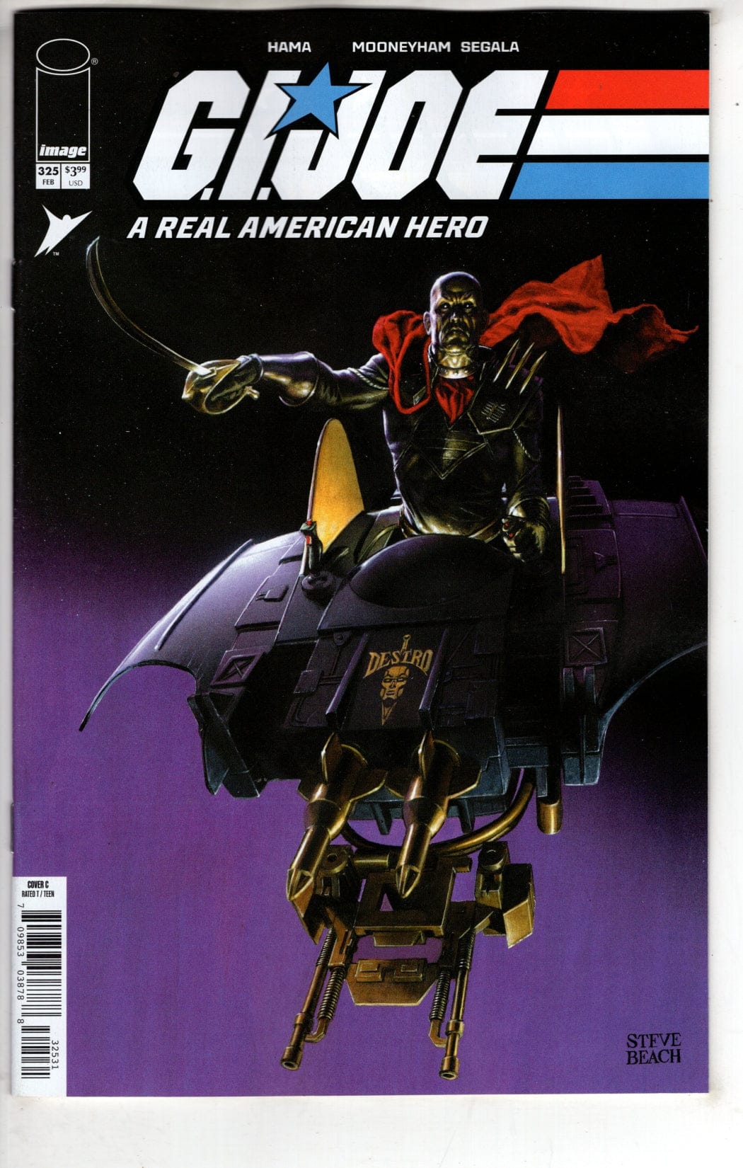 Image Comics NEW THIS WEEK GI JOE A REAL AMERICAN HERO #325 CVR C INC 1:10 STEVE BEACH GEARS OF JOE VAR (VF/NM)