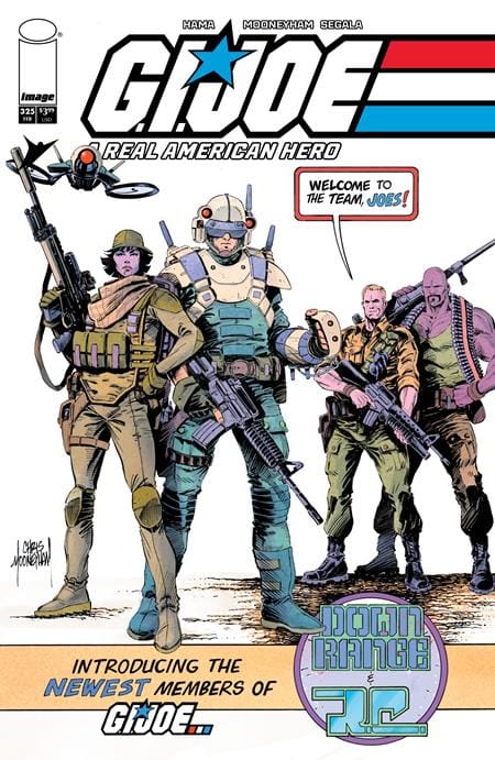 Image Comics NEW THIS WEEK GI JOE A REAL AMERICAN HERO #325 CVR E CHRIS MOONEYHAM NEW JOE VAR (VF/NM)