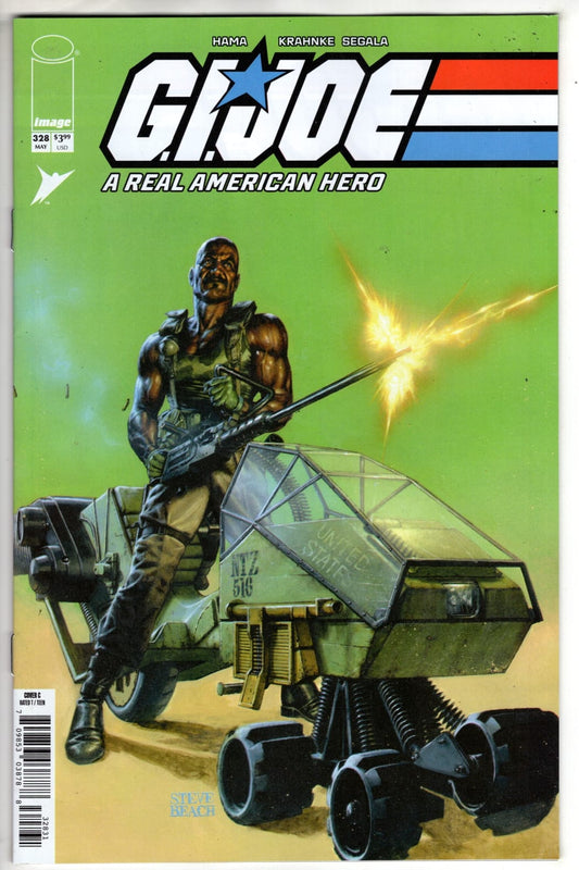 Image Comics NEW THIS WEEK GI JOE A REAL AMERICAN HERO #328 CVR C INC 1:10 STEVE BEACH GEARS OF JOE VAR (VF/NM)