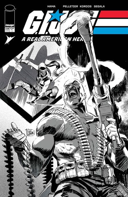 Image Comics NEW THIS WEEK GI JOE A REAL AMERICAN HERO #329 CVR B LEE WEEKS B&W VAR (VF/NM)