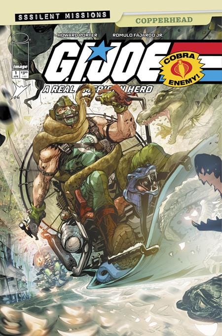 Image Comics NEW THIS WEEK GI JOE A REAL AMERICAN HERO SSSILENT MISSIONS COPPERHEAD #1 (ONE SHOT) CVR A HOWARD PORTER & ROMULO FAJARDO JR (VF/NM)
