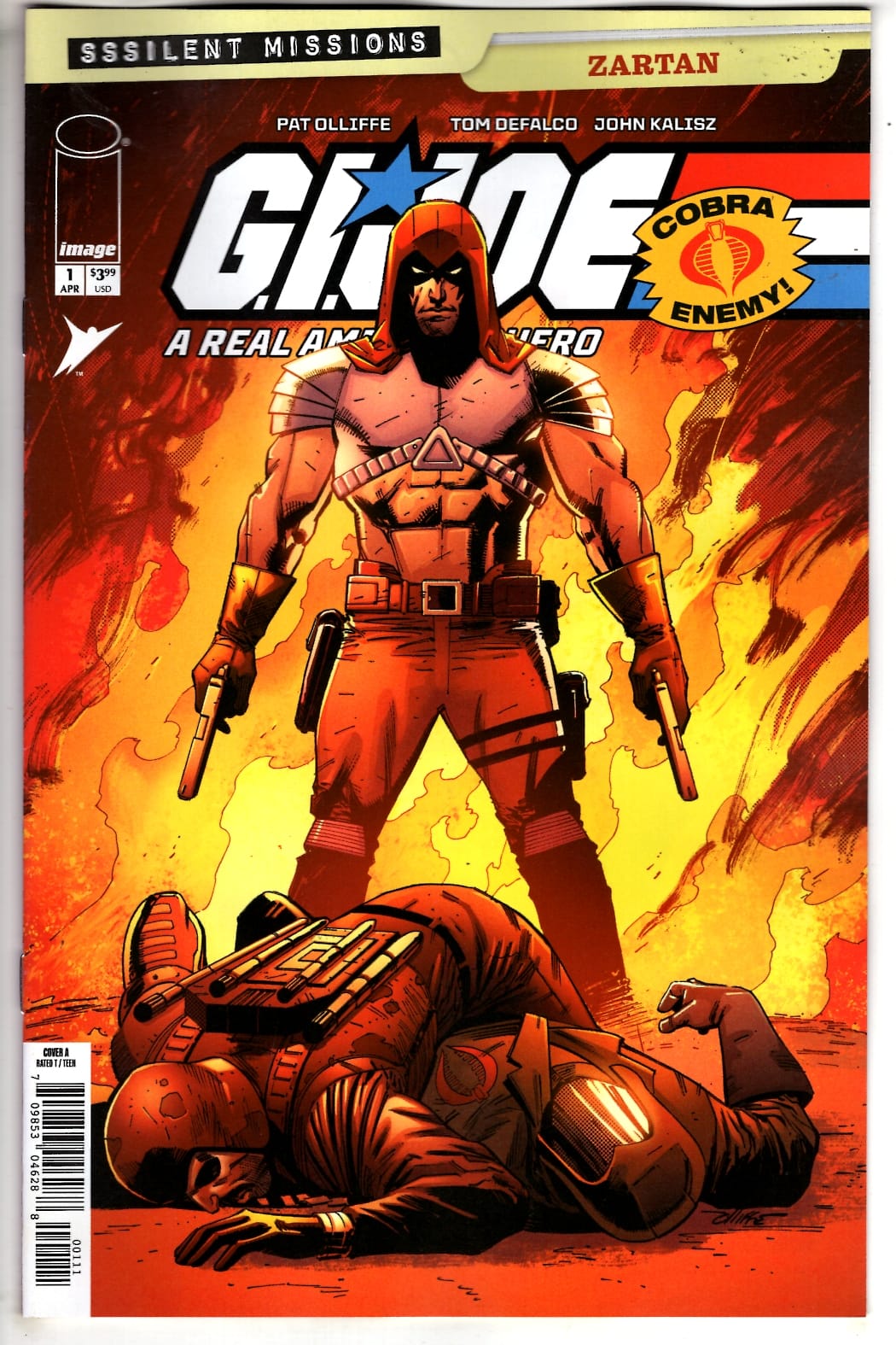 Image Comics NEW THIS WEEK GI JOE A REAL AMERICAN HERO SSSILENT MISSIONS ZARTAN #1 (ONE SHOT) CVR A PAT OLLIFFE (VF/NM)