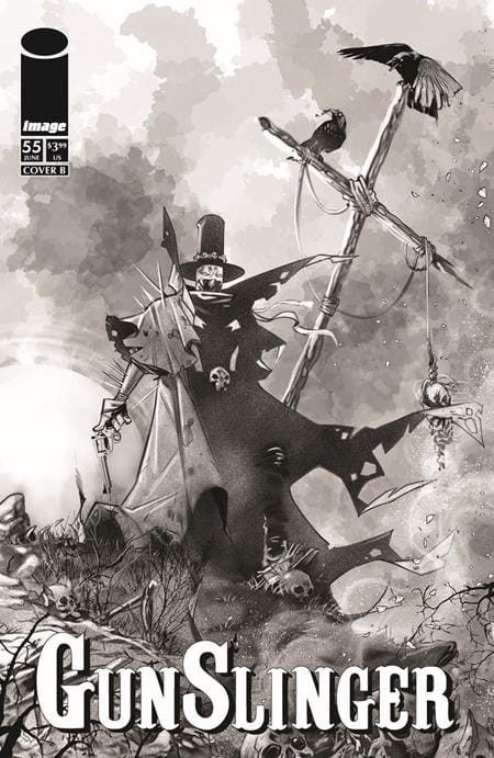 Image Comics NEW THIS WEEK GUNSLINGER SPAWN #55 CVR B IG GUARA B&W VAR (VF/NM)