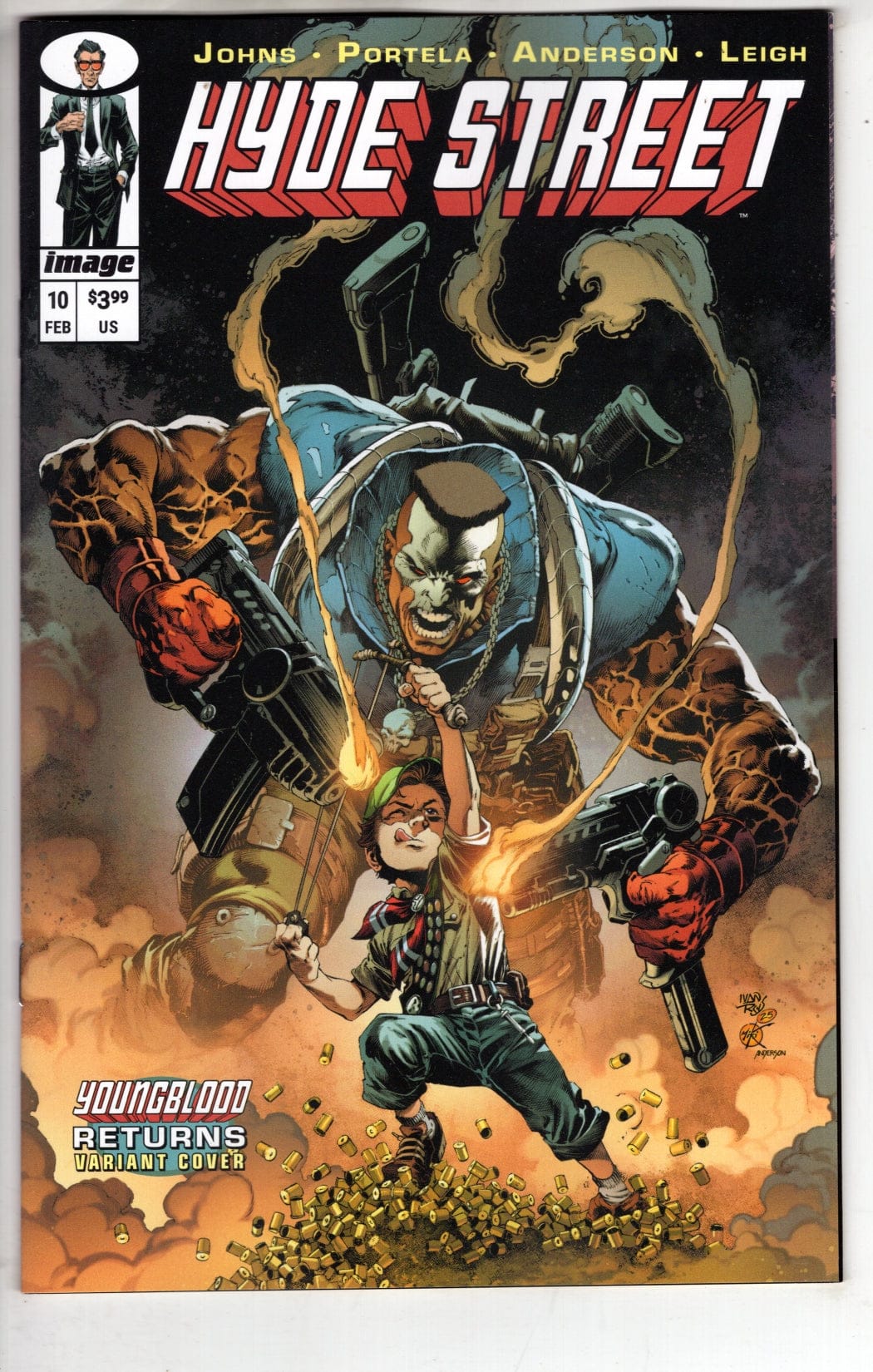 Image Comics NEW THIS WEEK HYDE STREET #10 CVR E IVAN REIS YOUNGBLOOD TEAM UP VAR (VF/NM)